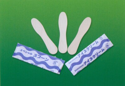 The sealing packed ice spoons